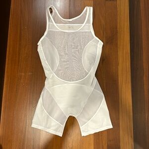 Sheer white singlet